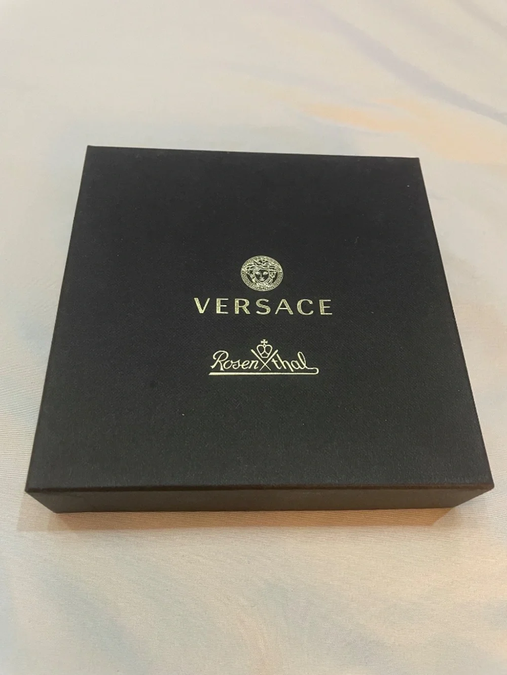 Versace Rosenthal Alphabet Y Small Square Plate 12cm